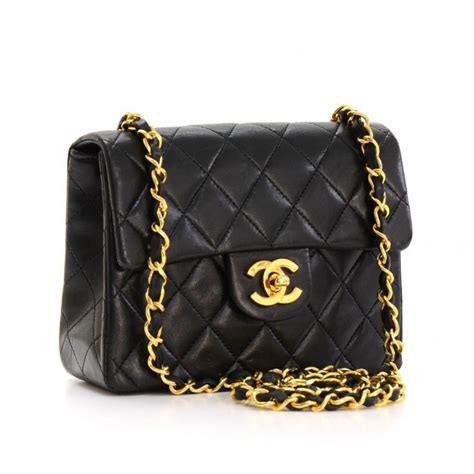 chanel handbag black leather - authentic chanel crossbody bag.